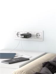 Goobay 64817 2X USB-A / 2X USB-C Hálózati Töltő - 65W, Fekete