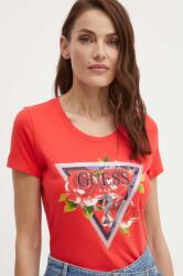 Guess tricou ROSES femei, culoarea rosu, W4YI71 J1314 9BYH-TSD05E_33X (W4YI71.J1314)