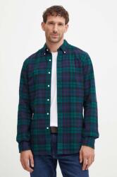 Ralph Lauren camasa din bumbac barbati, culoarea verde, cu guler button-down, regular, 710953891 9BYH-KDM0AD_77X