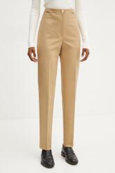 Marciano Guess pantaloni ALICE femei, culoarea bej, drept, high waist, 4YGB09 7124A 9BYH-SPD05K_80X (4YGB09.7124A)