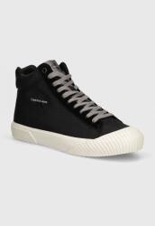 Calvin Klein Jeans tenisi SKATER VULC MID MTR barbati, culoarea negru, YM0YM00999 9BYH-OBM044_99X