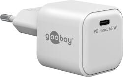 Goobay 65370 Nano USB-C Hálózati Töltő - 65W, Fehér