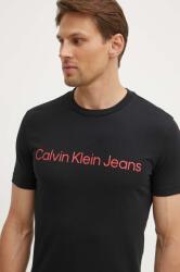 Calvin Klein Jeans tricou din bumbac barbati, cu imprimeu, J30J322552 99KK-TSM2A9_MLA