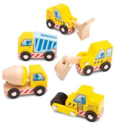 New Classic Toys Új Klasszikus Játékok Építőipari Járművek Készlet - 5 db (CLAS_11947)