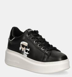 KARL LAGERFELD sneakers din piele ANAKAPRI culoarea negru, KL63524T 9BYH-OBD407_99X (KL63524T.000)