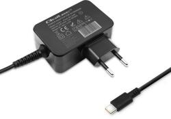 Qoltec 51024 USB-C Hálózati Töltő - 65W, Fekete