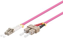 Goobay 95945 Optikai Patch Kábel - OM4 Duplex, 3 m, Lila