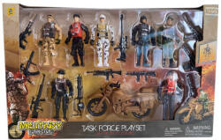STARX Set mare de soldați cu o motocicletă (M4807039) Figurina