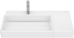 Roca Tura mosdótál 80x43 cm négyszögletes klasszikus-mosdótálak fehér A327697S00 (A327697S00)