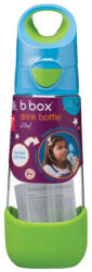 b.box szívószálas tritán kulacs 600 ml (kék-zöld)
