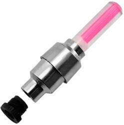 Piros LED világító szelepsapka készlet, 2 db, autó/motor/kerékpár (AG304C)