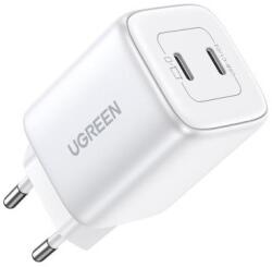 UGREEN Nexode Dual 2X USB-C Hálózati Töltő - 45W, Fehér