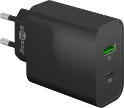 Goobay 61755 USB-A / USB-C Hálózati Töltő - 45W, Fekete