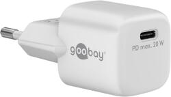 Goobay 65404 USB Type-C GAN Hálózati Töltő - 20W, Fehér (65404)