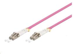 Gigalight Duplex optikai patch kábel 4xLC csatlakozóval, 50/125 OM4 LSZH, 20 m (LCU-LCU-OM4-20M-D) - nyomtassingyen