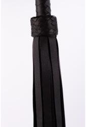  Bőr korbács Softy handle calf leather tails fekete