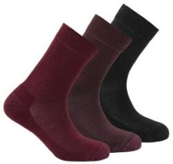 Devold Daily Merino Medium Sock 3PK Women Șosete 740A Beetroot 36-40 EU
