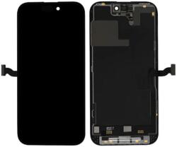 Apple iPhone 14, LCD kijelző érintőplexivel, fekete (OEM, SOFT OLED)