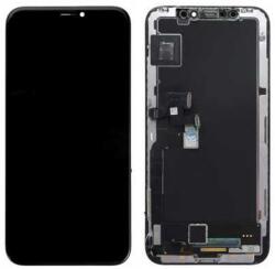 Apple iPhone X, LCD kijelző érintőplexivel, (LTPS, ZY COG, FHD1080p), fekete