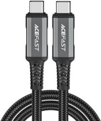 ACEFAST USB-C - USB-C Kábel - 1m 5A - USB4 PD3.1 - Fekete-Szürke (C1-09)