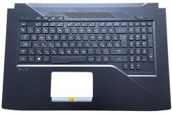 ASUS ROG Strix GL703GE series 90NR00D2-R30HU0 RGB Multi-color háttérvilágítással (backlit) sötétszürke burkolattal (topcase) magyar (HU) laptop/notebook billentyűzet gyári