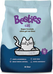 Besties Cat Super Crystals szilikát macskaalom (2 tasak | 2 x 6.4 kg) (2 x 16 l) 32 l