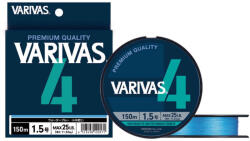 VARIVAS PE 4 BLUE EDITION 150m #0.8 0.148mm 15lb Water Blue