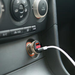 AVC Szivargyújtós USB gyorstöltő Type-C 48W 12-24V (47715)