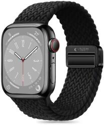 Tech-protect NYLONMAG óraszíj Fekete, Apple Watch 42mm / 44mm / 45mm / 49mm készülékhez - xpro