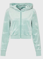 Reebok Pulóver Energy HH9803 Zöld Regular Fit Classics Energy Q4 Velour Zip-Up Sweatshirt HH9803