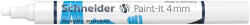 Schneider Dekormarker, akril, 4 mm, SCHNEIDER "Paint-It 320", fehér (120249) - iroszer24