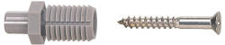 KO LSM - FÉM Lépcsőrögzítő műa dübel fémprofilba, furat: fém-9mm, fa-14*25, 25 db/d (50409)