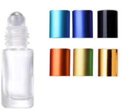  Roll-on üveg 5 ml-es (viztiszta) - választható kupakkal