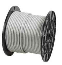 https: //csavarholding. hu/shop_ordered/63714/shop DRÓTKÖTÉL MŰANYAG BEVONATTAL átmérő: 3, 0 mm (6x7+FC) DIN3055 (100 méter/tekercs) (52703)