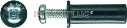 RAWLNUT M5*50 Rawlnut dübel + M5*50 d-fejű metrikus csavar (52477)