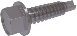 HATLAPFEJŰ INOX 4, 2x13mm, DIN7504K önfúró rozsdamentes lemezcsavar A2 ( 1000db/dob) (63959)