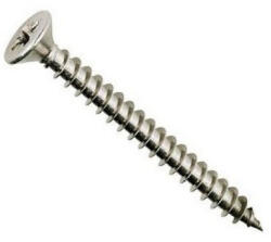  FORGÁCSLAP CSAVAR INOX 3, 5*45 mm süllyesztett fejű, A2 rozsdamentes, (1000 db/dob) (56513)