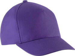 K-UP KP149 gyerek, 5 paneles pamut baseball sapka K-UP, Purple-U (kp149pu-u)