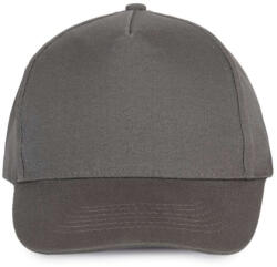 K-UP KP051 öt paneles pamut baseball sapka K-UP, Slate Grey-U (kp051sl-u)