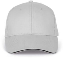 K-UP KP011 hat paneles Baseball sapka K-UP, Snow Grey/Dark Grey-U (kp011sngr-dg-u)