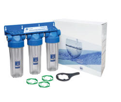 Aquafilter Sistem de filtrare Triplex 10 in 3 etape Aquafilter FHPRCLx-B-TRIPLE