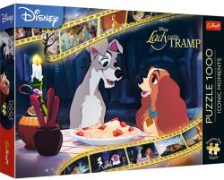Trefl Puzzle Trefl 1000 Premium Plus Disney Doamna Si Vagabondul (10830) Puzzle
