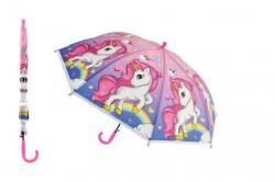 Teddies Чадър Еднорог пластмаса/метал автоматичен 64см (00850911)