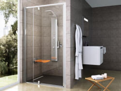 RAVAK Pivot PDOP2-110 zuhanyajtó krómhatású+transparent * 03GD0C00Z1 (03GD0C00Z1)