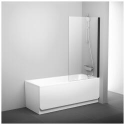 RAVAK PVS1-80 kádparaván fekete+transparent 79840300Z1 (79840300Z1)