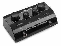 VONYX AV430 karaoke keverő, fekete + VISSZHANG EFFEKT + 2 db Mikrofon (103113)
