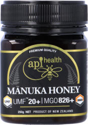 Manukaméz UMF 20+ (≥ MGO 826), 250g, (Apihealth - Új-Zéland)