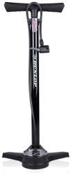 Dunlop álló nyomásmérős kerékpár pumpa - 12 bar - Presta- Dunlop és Schrader szelep