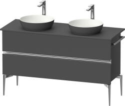 Duravit Sivida dulap 131.5x47.5x54.8 cm sub chiuveta pe perete grafit-crom SV4661010490000 (SV4661010490000)