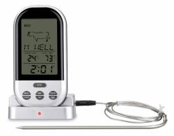 ProCart Termometru Procart Cu Higrometru Digital Display Lcd Control Touch 9Cm Argintiu (594206)